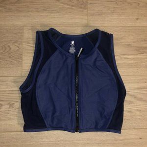 Good American The Power Sports Bra Blue 001 Size L